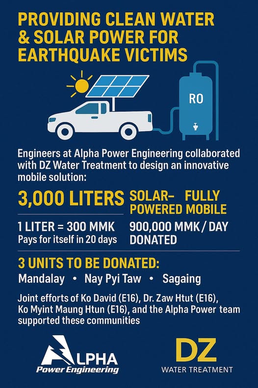 Bringing Clean Water & Power to Earthquake Victims – Together